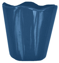 3" Blu Wavy Planter
