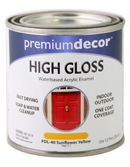 Pdl 1/2pt Yel Enamel