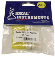 5pk 20x3/4 Poly Needle