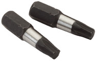 2pk 1" T25 Torx Ins Bit