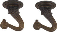 2pk 1-1/2"brz Swag Hook
