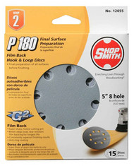 15pk 5" 8hole 180g Disc