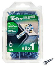 170pk #8x1" Hex Screw