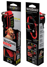 Sm Red Led Dog Collar