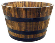 Half Whiskey Barrel