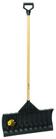 24" Hd Poly Snow Pusher