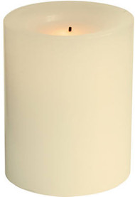4" Crm Bo Rnd Candle