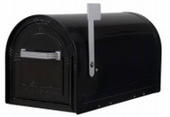 Blk Lock Rural Mailbox