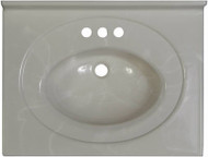 25x19 Wht Marb Van Top