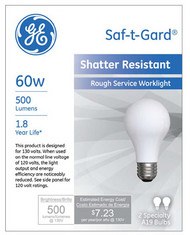 Ge 2pk 60w Safe Bulb