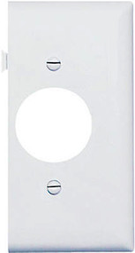 Wht Sgl Sect Wall Plate