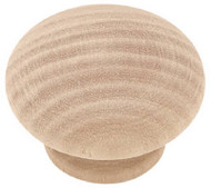 1-1/2" Wht Rnd 3/4"knob