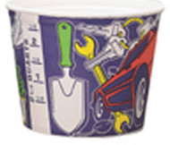 2-1/2qt Paper Paint Pot