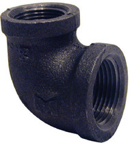 1-1/4x1 Blk Redu Elbow