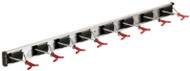 36"rail Wall Rack/8hook
