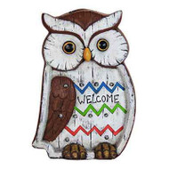 13" Sol Led Owl Statue