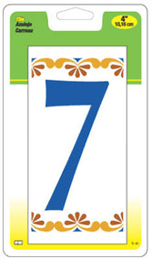 4" Cera Tile Number 7