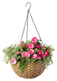 14" Nat Hang Basket