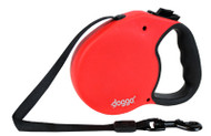 Sm Red Retrac Dog Leash