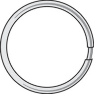 100pk1-3/8"spl Key Ring