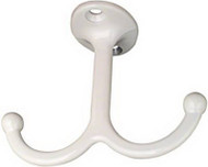 2pk Wht Undershelf Hook