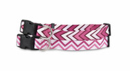 1x16-26 Pnk Dog Collar