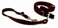 Blk Hand Free Dog Leash