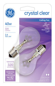 Ge2pk 40w Ceil Fan Bulb