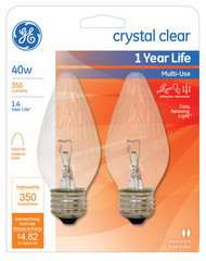Ge2pk 40w Clr Flam Bulb