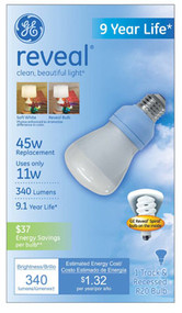 Ge 11w R20 Reveal Bulb