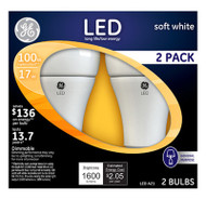 Ge 2pk 17w A21 Led Bulb
