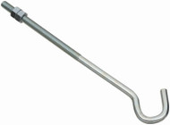3/8x10 Zn Hook Bolt/nut