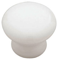 2pk 1-1/4"wht Cera Knob