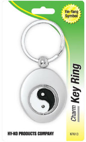 Slv Yin-yang Key Chain