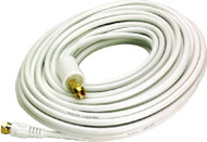 50' Wht Rg6 Coax Cable