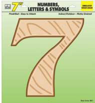 7" Wd Grain Number 7