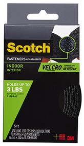 1"x4' Blk Reclose Strip