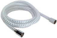 Mp 96"chr/wht Shwr Hose