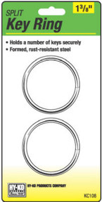 2pk1-3/8"split Key Ring