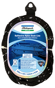 1/2x25 Blk Dock Line