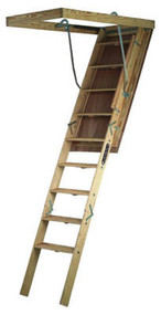 7'-8'9" Wd Attic Ladder