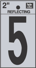 2" Blk Refl Number 5
