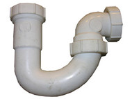 1-1/4"wht Sink J Bend