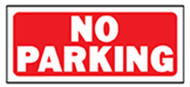 6x14 No Parking Sign