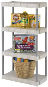 4shelf Taupe Shelf Unit