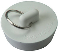 1-1/2" Wht Rubb Stopper