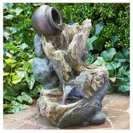 18" Jar/falls Fountain