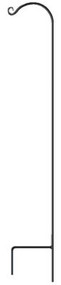 48" Blk Sgl Shep Hook