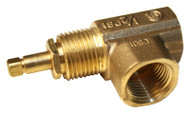 1/2" Ang Log Gas Valve