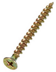 100pk 6x1-1/4 Gld Screw